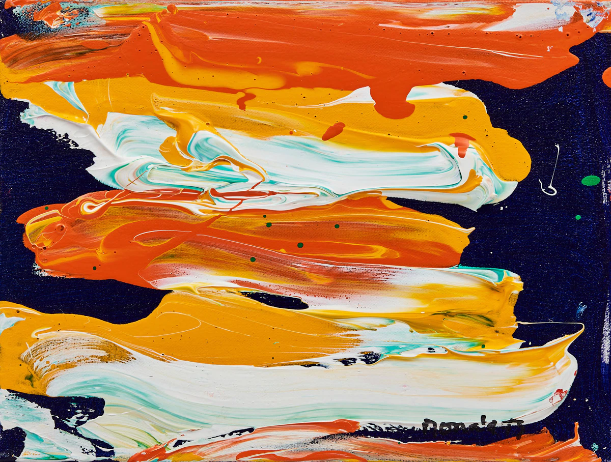 William Ronald, Bridge, acrylic on canvas, 1997