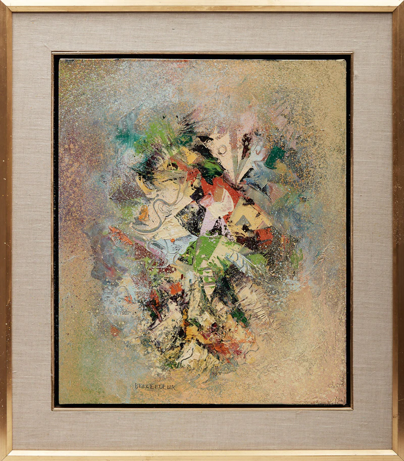 Léon Bellefleur, Jour de chance, oil on canvas, 1995 - view 2