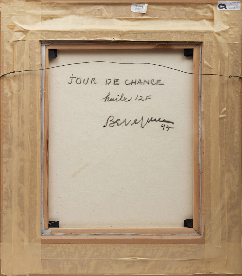 Léon Bellefleur, Jour de chance, oil on canvas, 1995 - view 3