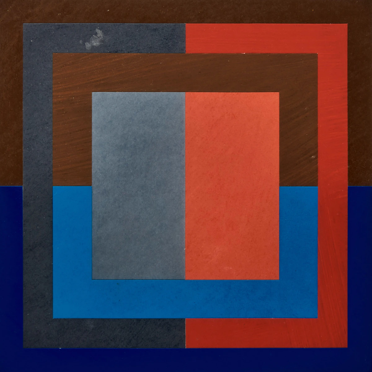 Jaan  Poldaas, Nominal Four Studies [j], [k], [l], three acrylics and collage on paper, 1994