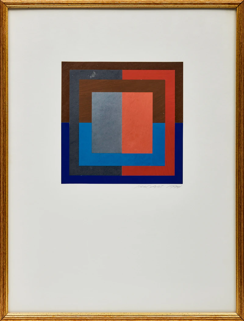 Jaan  Poldaas, Nominal Four Studies [j], [k], [l], three acrylics and collage on paper, 1994 - view 2