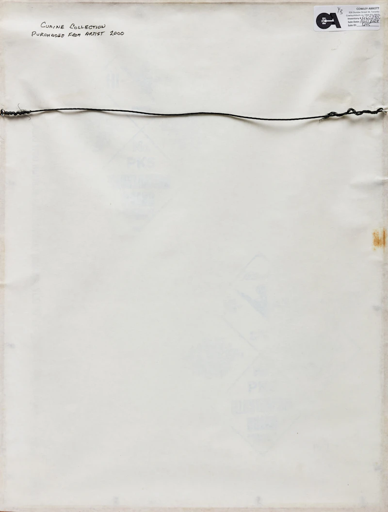 Jaan  Poldaas, Nominal Four Studies [j], [k], [l], three acrylics and collage on paper, 1994 - view 3