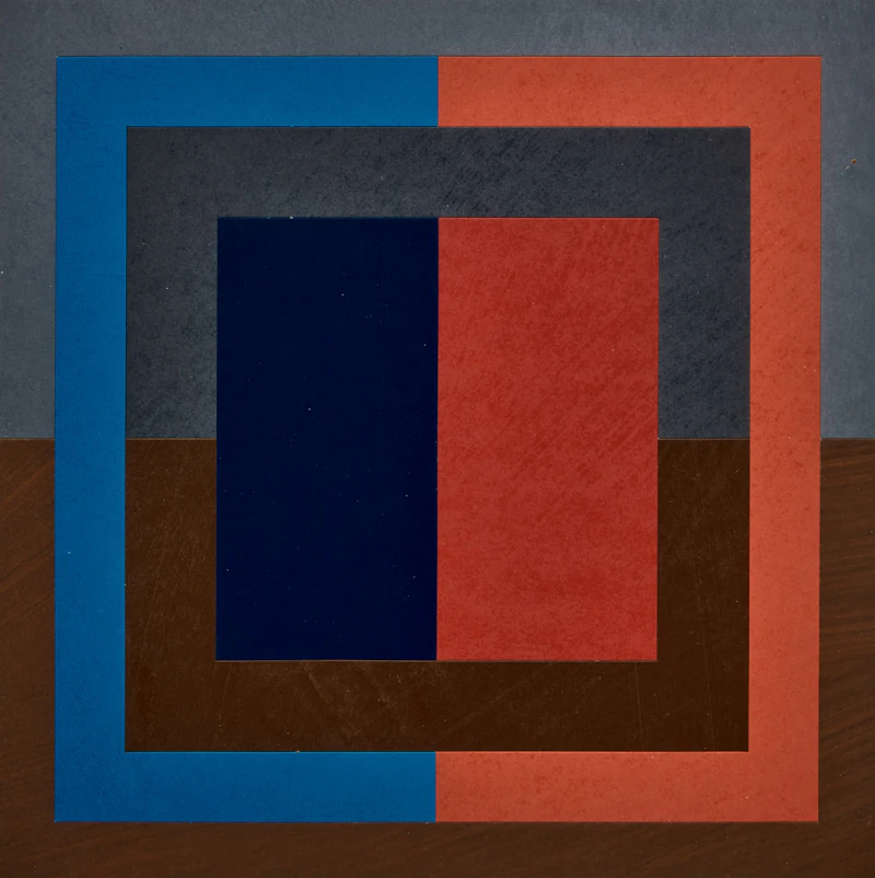 Jaan  Poldaas, Nominal Four Studies [j], [k], [l], three acrylics and collage on paper, 1994 - view 4