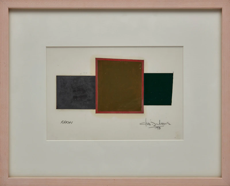 Clive D’Oliveira, Zeg; Kakhi; Hollow Cube #3 (10), three mixed media on paper - view 5