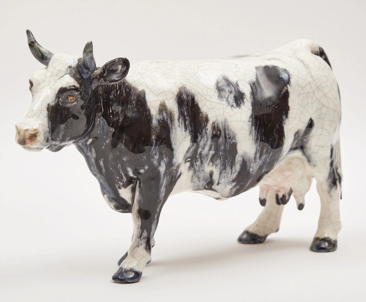 Joe Fafard, Cow, ceramic