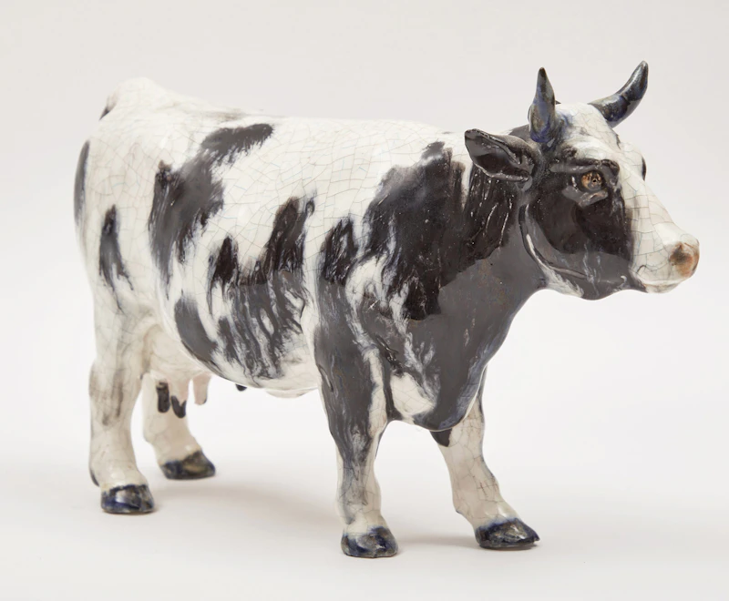 Joe Fafard, Cow, ceramic - view 2