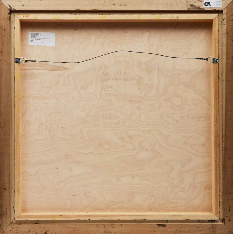 Robert Marchessault, Sahal, oil on board, 2007 - view 3