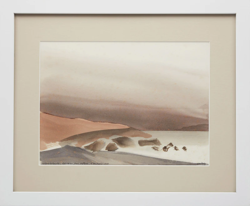 Toni Onley, McCoy Island, Georgian Bay, Ontario, watercolour, 1988 - view 2