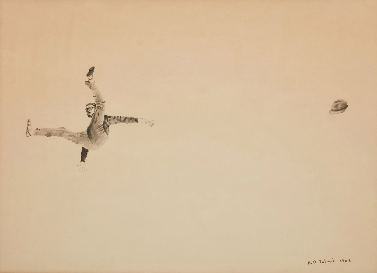 Kenneth D. Tolmie, Icarus, pencil, 1963