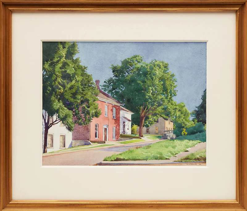 Walter Joseph Phillips, Kincardine, Ontario, watercolour, 1946 - view 2