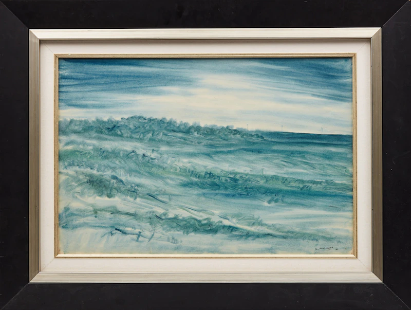 Kazuo Nakamura, Untitled (Landscape) , watercolour, 1964 - view 2