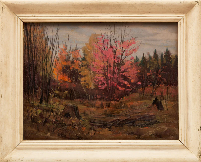 Maurice Hall Haycock, Autumn Landscape, pastel - view 2