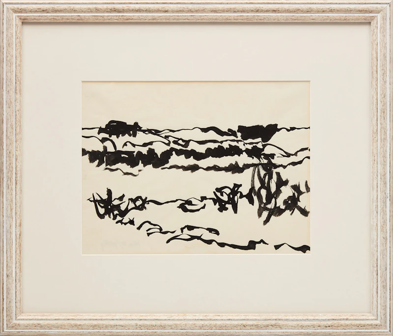 Arthur Fortescue McKay, Two Untitled Abstractions , ink on paper, 1970 - view 2