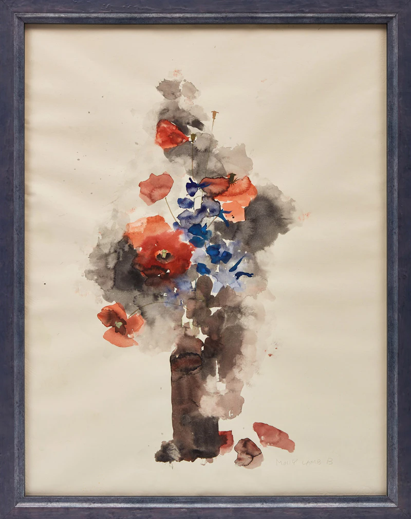 Molly Lamb Bobak, Poppies, watercolour - view 2