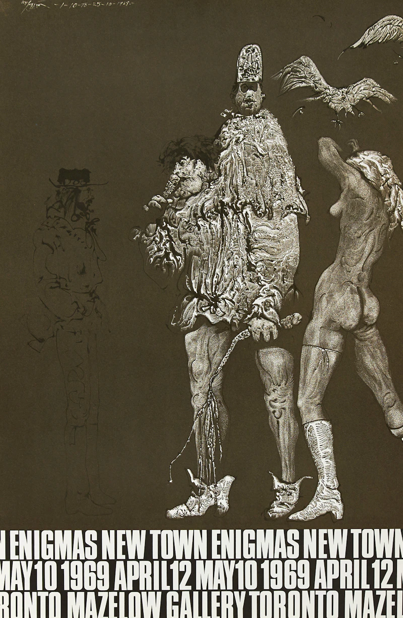 Harold Barling Town, Canadian Opera Company: 20th Anniversary Season, 1968; New Town: Enigmas, pair of posters, 1968 - view 2