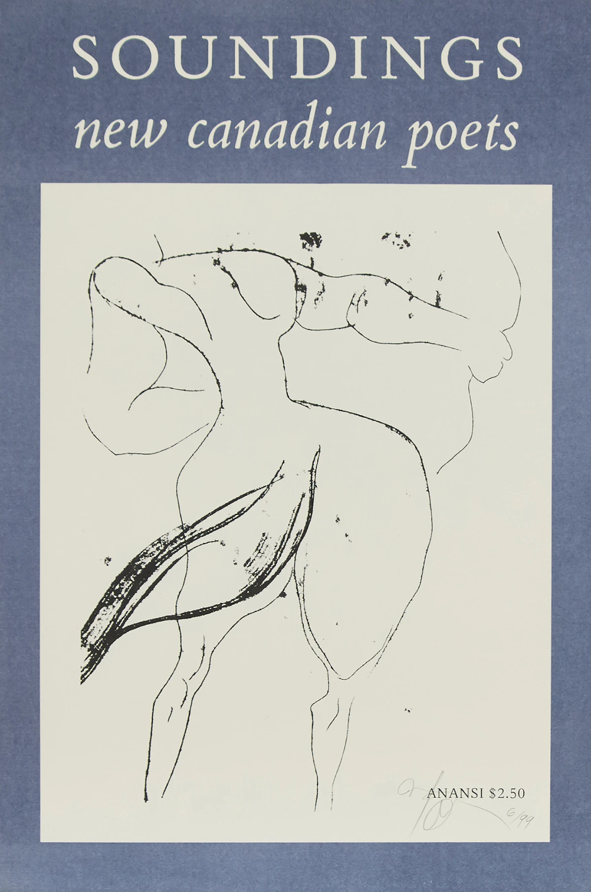 Harold Barling Town, Soundings: new canadian poets; Harold Town: 1944-1975, pair of posters
