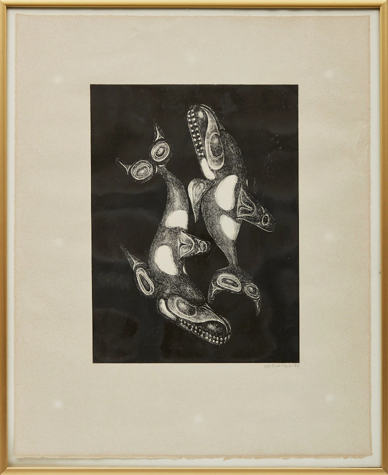 Bill Ronald Reid, Haida Killer Whale , serigraph, 1985 - view 2