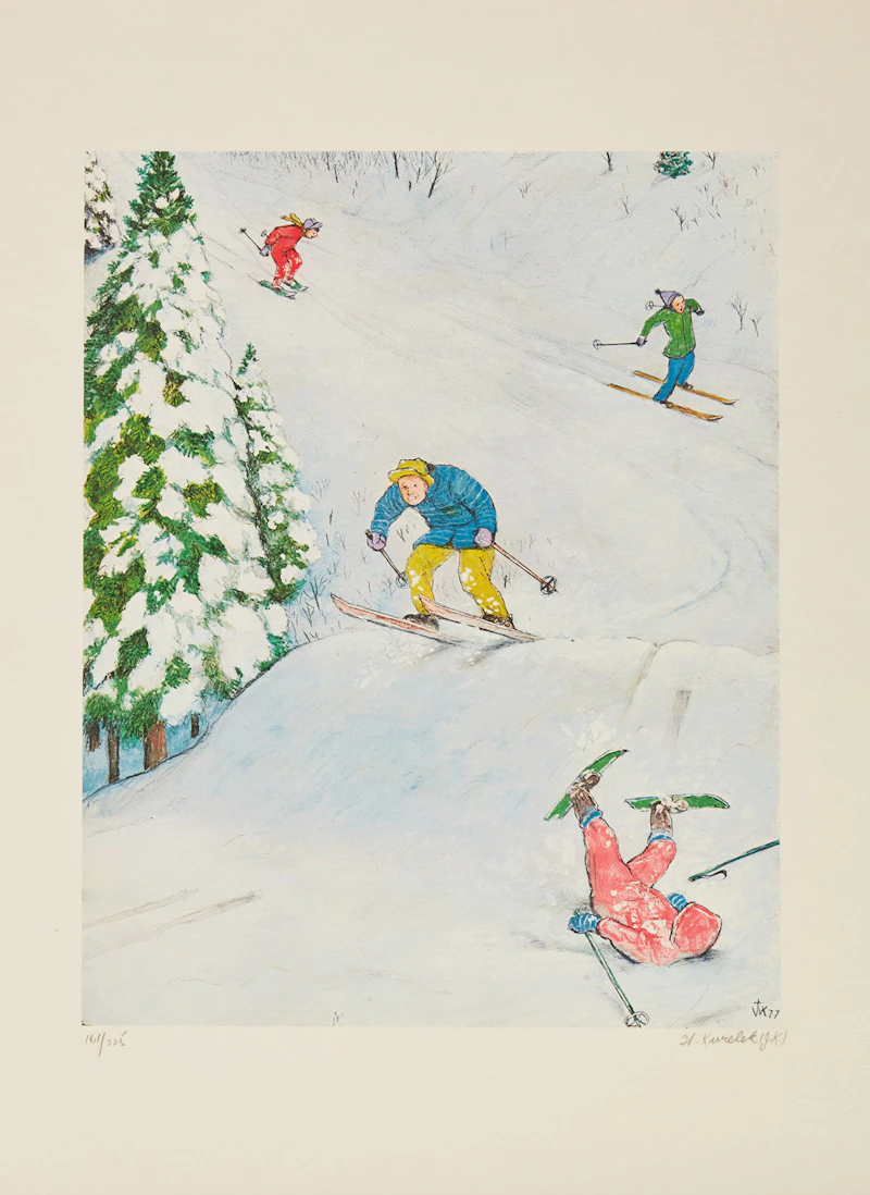 William Kurelek, Sports Portfolio, twelve lithographs, 1977 - view 2