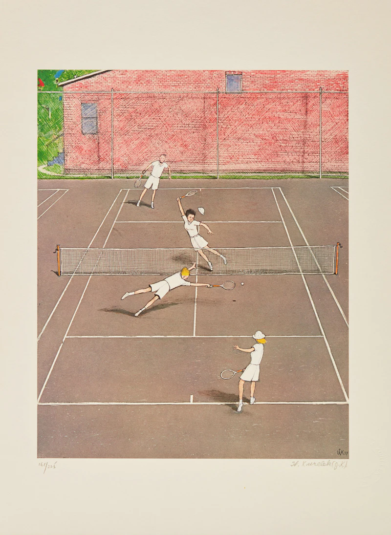 William Kurelek, Sports Portfolio, twelve lithographs, 1977 - view 3