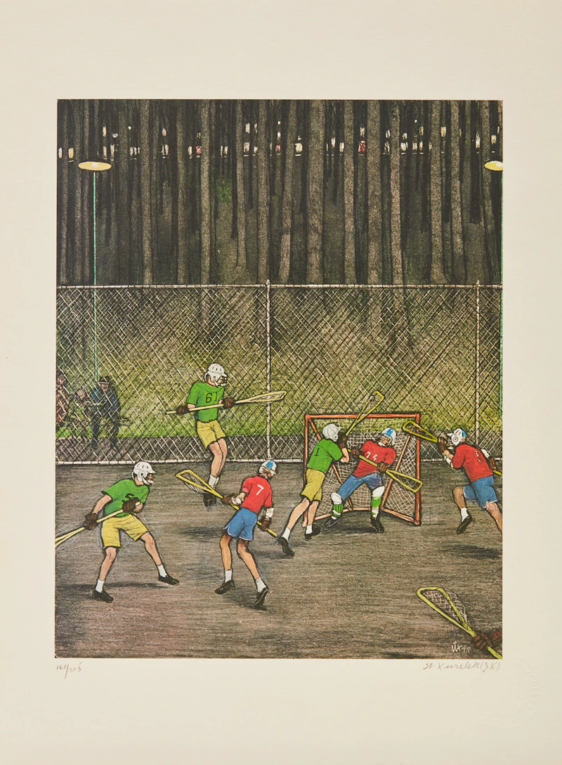 William Kurelek, Sports Portfolio, twelve lithographs, 1977 - view 4