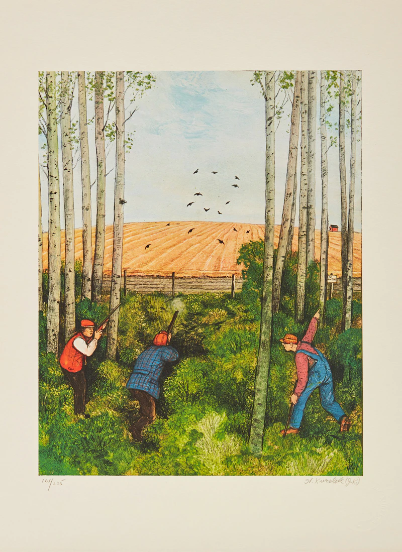 William Kurelek, Sports Portfolio, twelve lithographs, 1977 - view 5