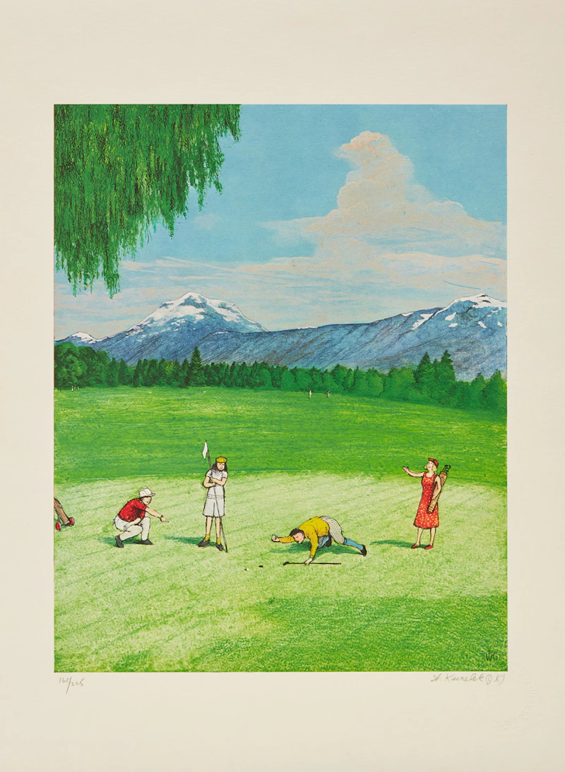 William Kurelek, Sports Portfolio, twelve lithographs, 1977 - view 8