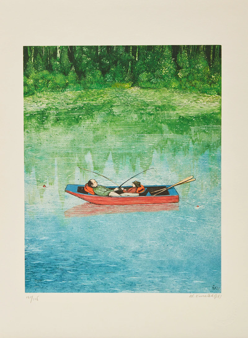 William Kurelek, Sports Portfolio, twelve lithographs, 1977 - view 9
