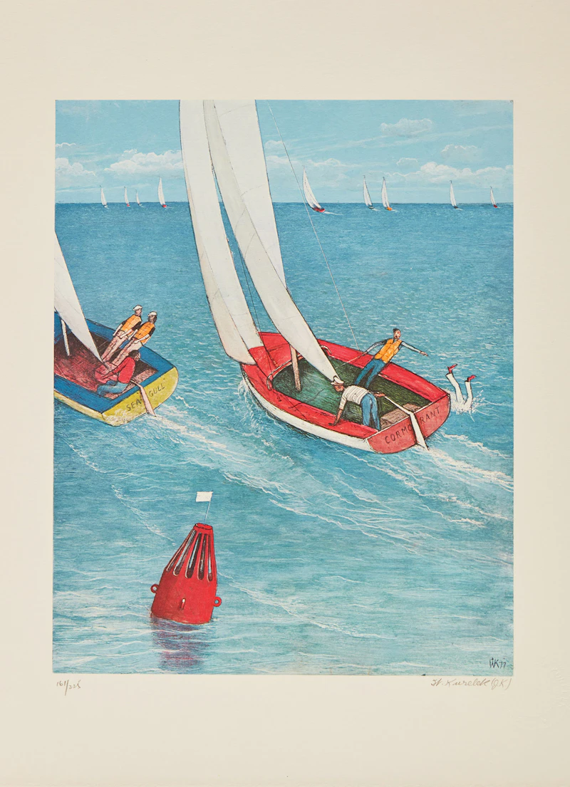William Kurelek, Sports Portfolio, twelve lithographs, 1977 - view 10