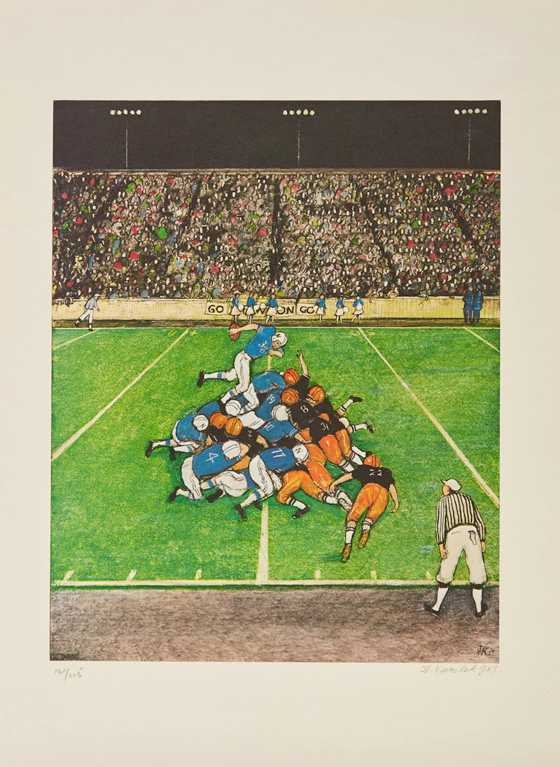 William Kurelek, Sports Portfolio, twelve lithographs, 1977 - view 12