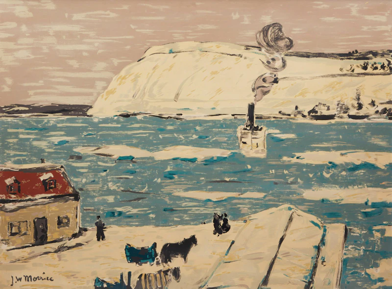 The Ferry, Quebec by James Wilson Morrice