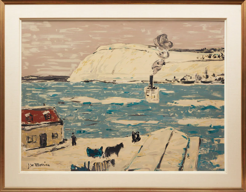 James Wilson Morrice, The Ferry, Quebec, sampson-matthews silkscreen - view 2