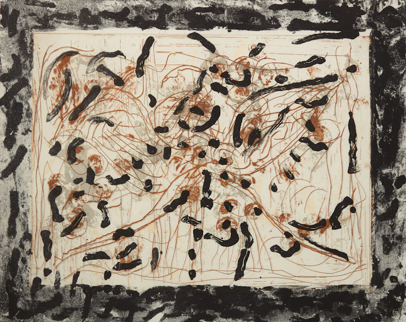 Jean Paul Riopelle, Untitled, lithograph