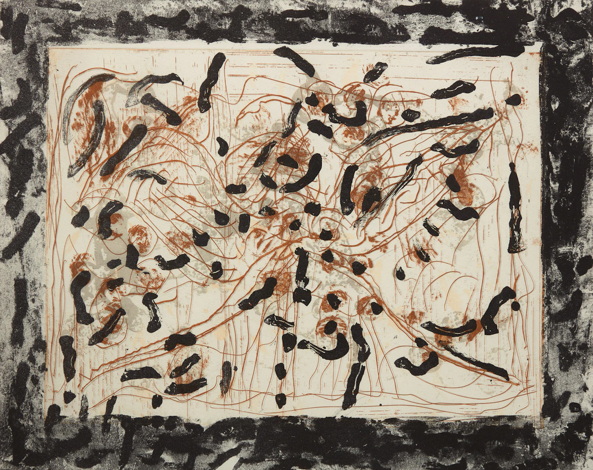 Jean Paul Riopelle, Untitled, lithograph