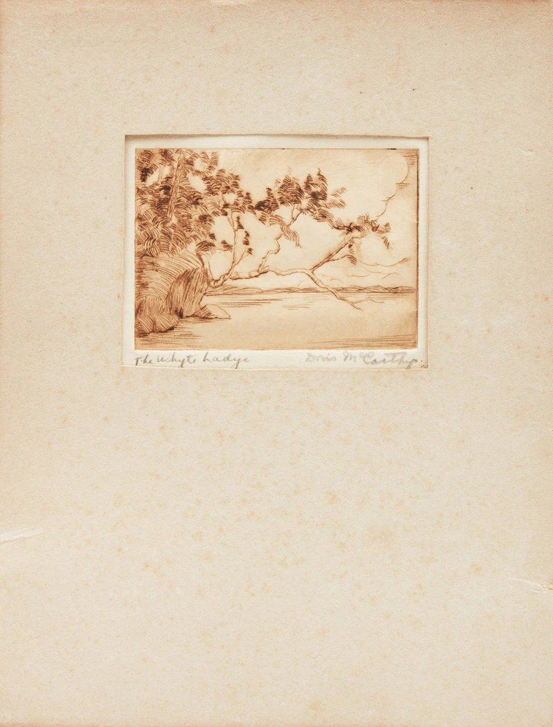 Doris Jean McCarthy, The Whyte Lady, etching - view 2