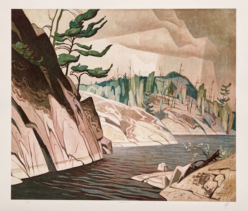 Alfred Joseph Casson, A.J. Casson: The Group of Seven Commemorative Anniversary Suite (Folio One: Oil Paintings), folio of seven photolithographic reproductions - view 2