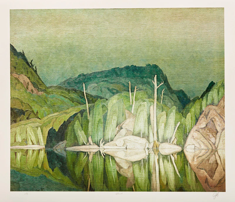 Alfred Joseph Casson, A.J. Casson: The Group of Seven Commemorative Anniversary Suite (Folio One: Oil Paintings), folio of seven photolithographic reproductions - view 5