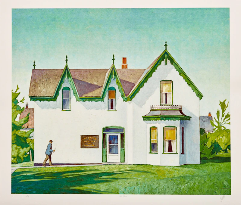 Alfred Joseph Casson, A.J. Casson: The Group of Seven Commemorative Anniversary Suite (Folio One: Oil Paintings), folio of seven photolithographic reproductions - view 6