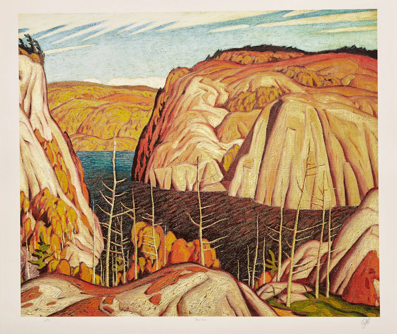 Alfred Joseph Casson, A.J. Casson: The Group of Seven Commemorative Anniversary Suite (Folio One: Oil Paintings), folio of seven photolithographic reproductions - view 7