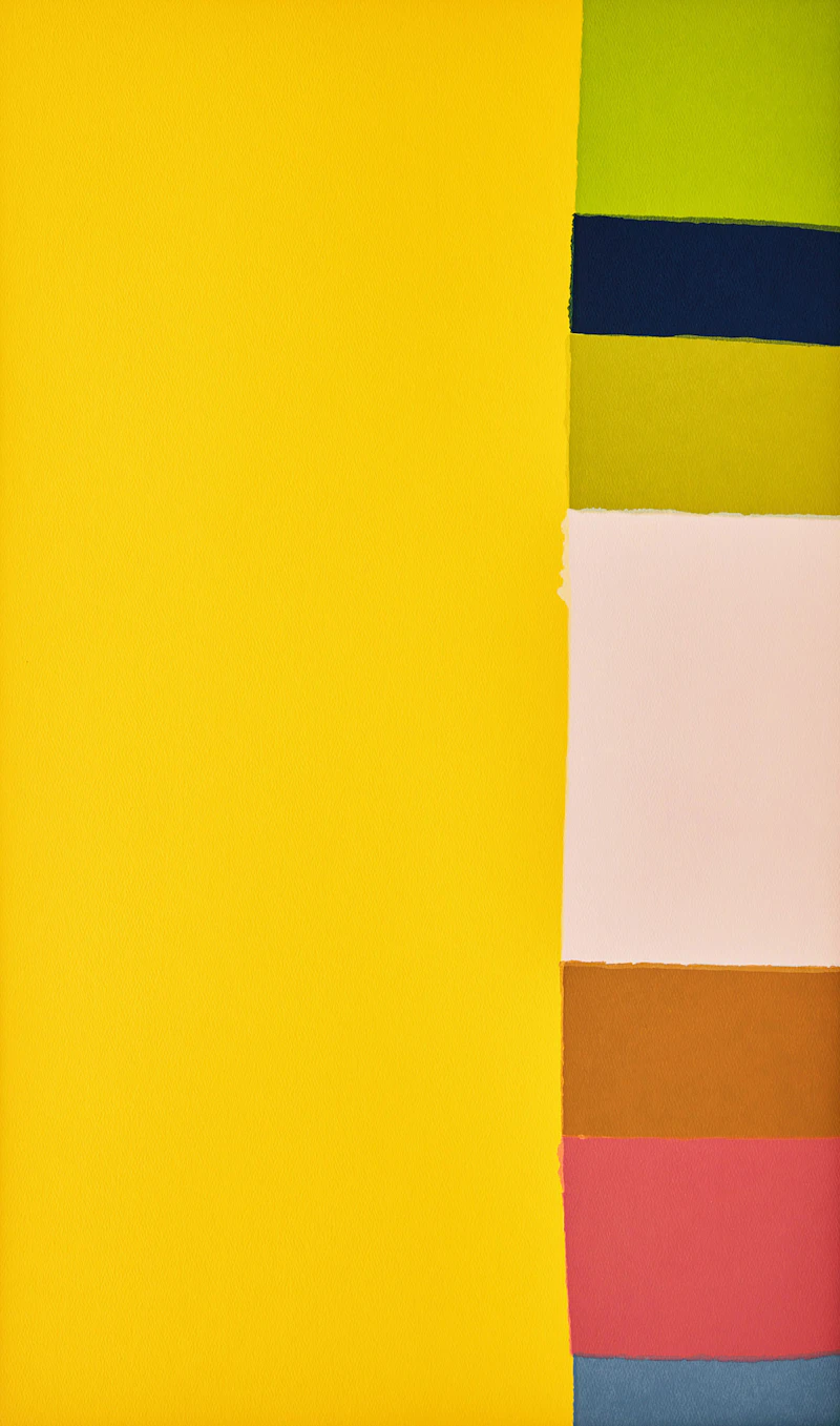 Jack Hamilton Bush, Little Yellow, serigraph