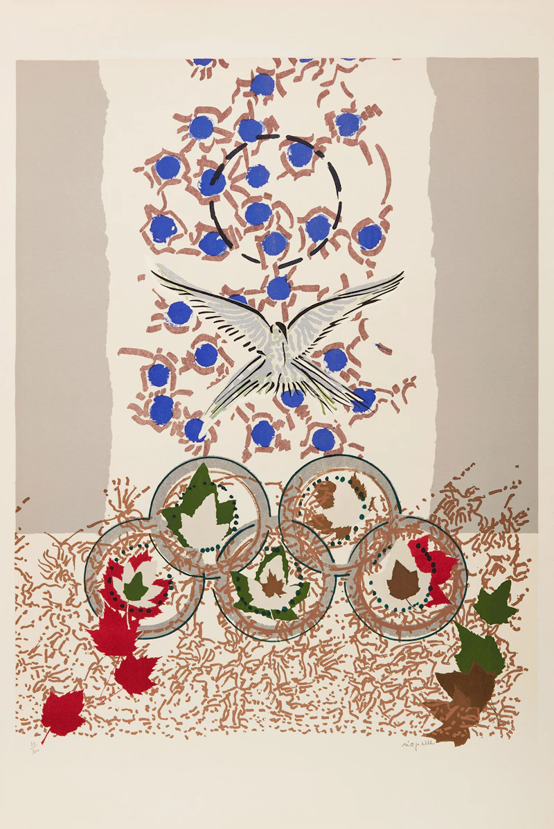 Jean Paul Riopelle, Seoul, colour lithograph