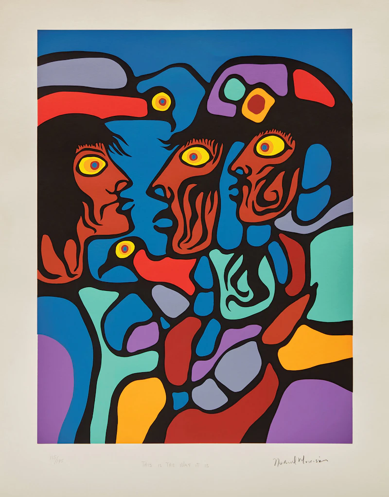 Norval Morrisseau, Shaman Vision Series One, set of six colour serigraphs - view 5