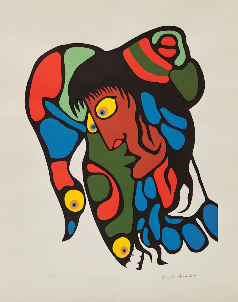 Norval Morrisseau, Shaman Vision Series One, set of six colour serigraphs - view 7