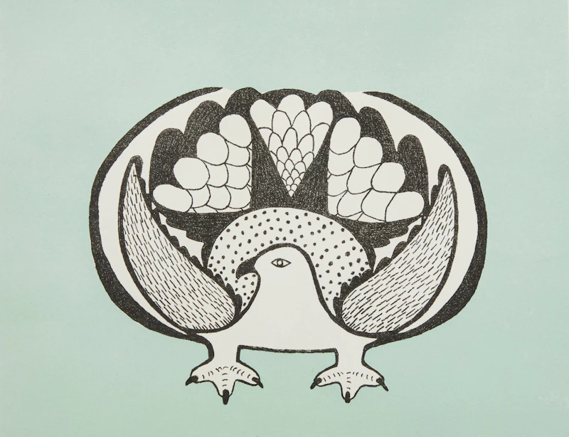 Eliyakota Samualie, Naujak, lithograph, 1976 - view 1