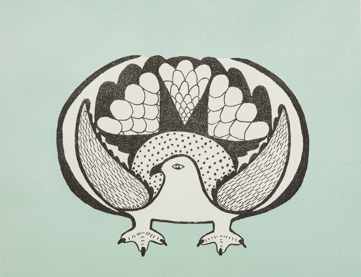Eliyakota Samualie, Naujak, lithograph, 1976