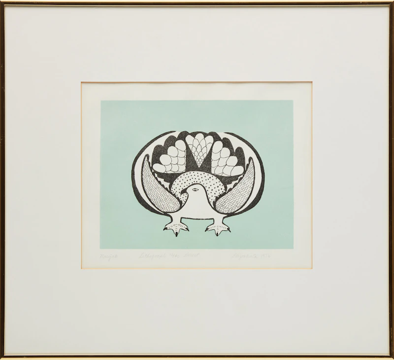 Eliyakota Samualie, Naujak, lithograph, 1976 - view 2
