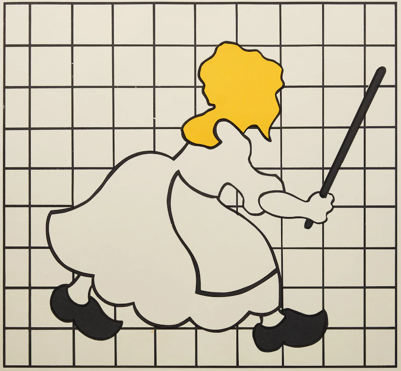 John MacGregor, Dutch Girl, colour serigraph