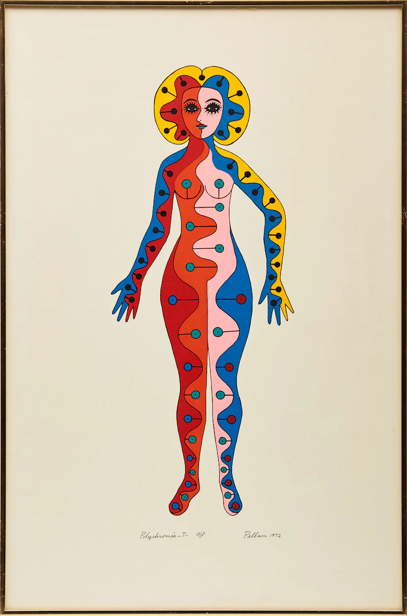 Alfred Pellan, Polychromée, serigraph, 1972 - view 2