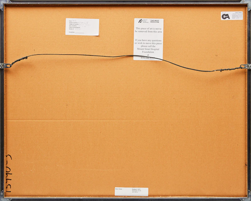 Kosso Eloul, Eluding II, serigraph, 1971 - view 3