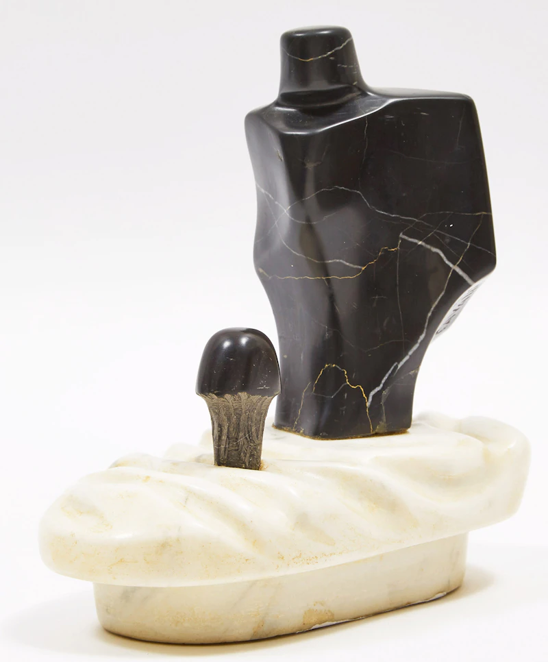 Roger Cavalli, Sur La Neige/ Surprise, mixed marble - view 2