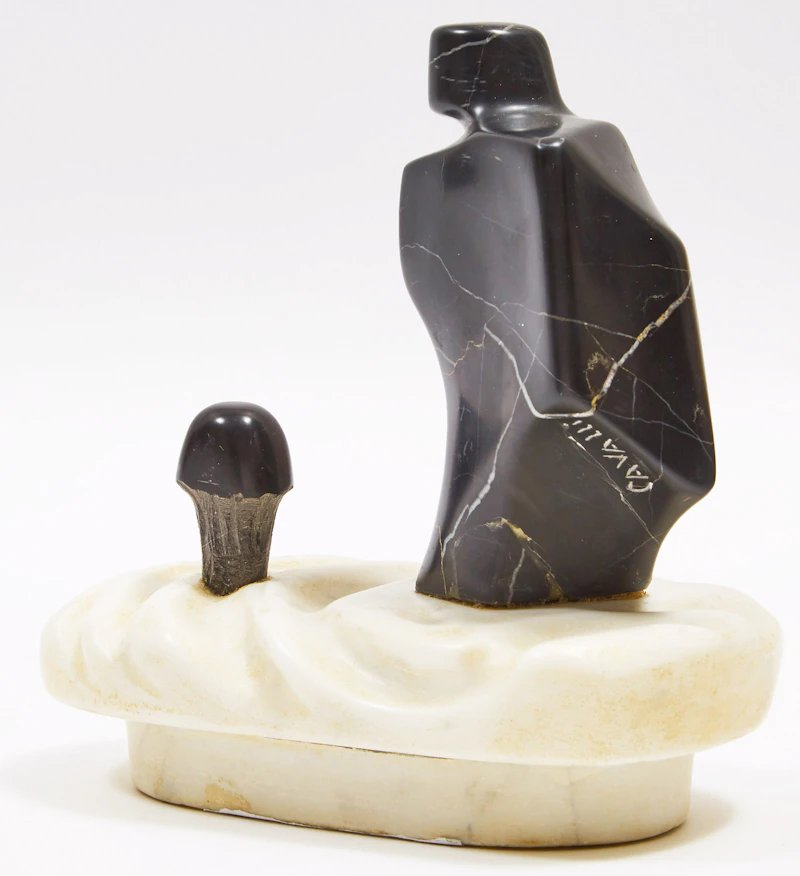 Roger Cavalli, Sur La Neige/ Surprise, mixed marble - view 3